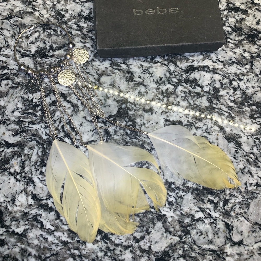 Tribal Feather Earring - Picture 2 of 2